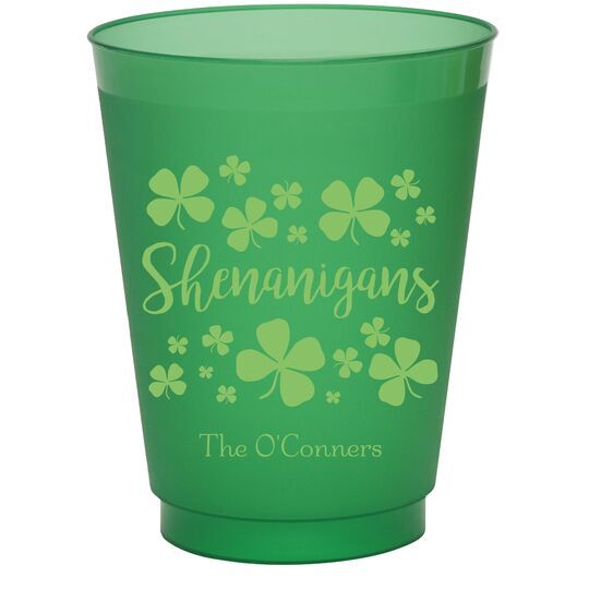 Shenanigans Colored Shatterproof Cups